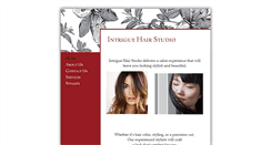 Desktop Screenshot of intriguehairstudiomn.com