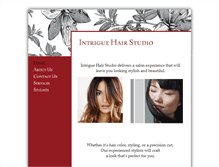 Tablet Screenshot of intriguehairstudiomn.com